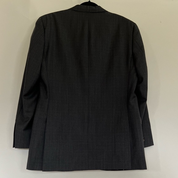 Hickey Freeman Grey Plaid 2 Piece Suit, Size XXL - Picture 4 of 13